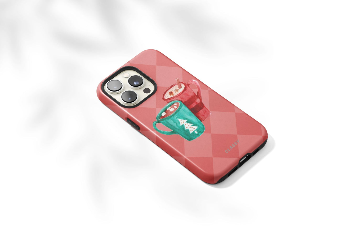 Christmas Tough Case with Mugs - Classy Cases - Phone Case - Samsung Galaxy S22 - Glossy -