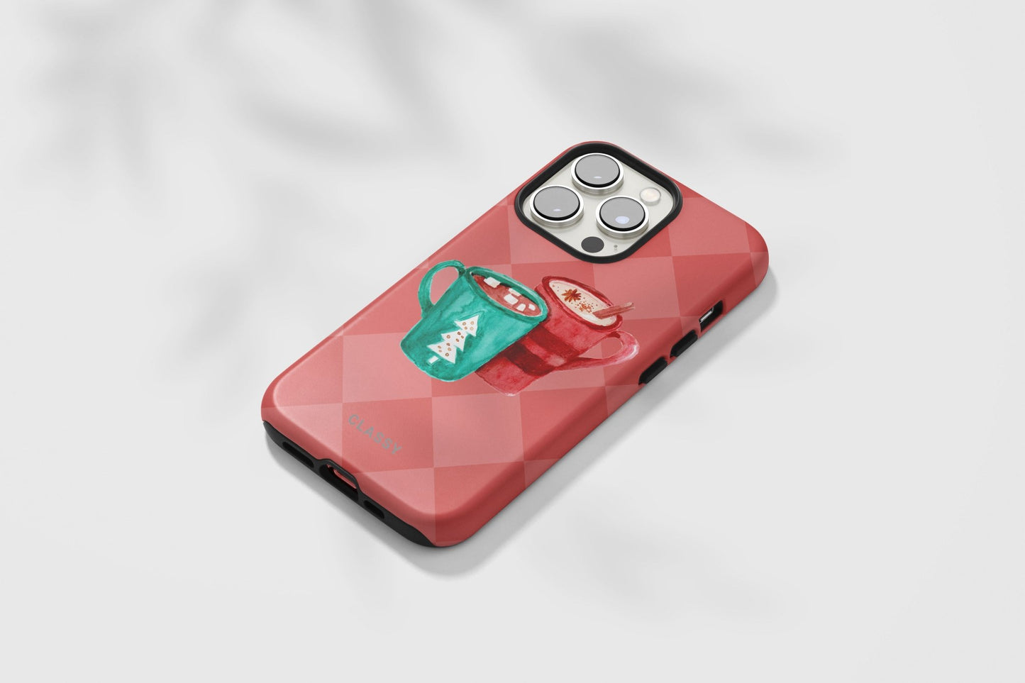 Christmas Tough Case with Mugs - Classy Cases - Phone Case - Samsung Galaxy S22 - Glossy -