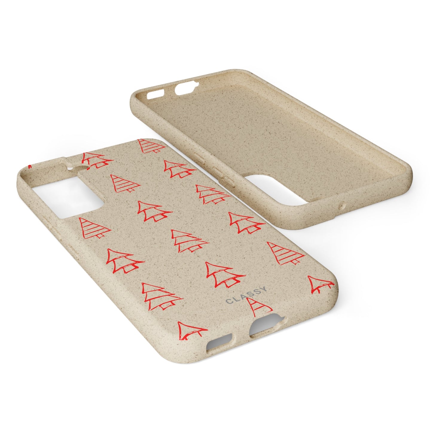 Christmas Trees Biodegradable Case - Classy Cases