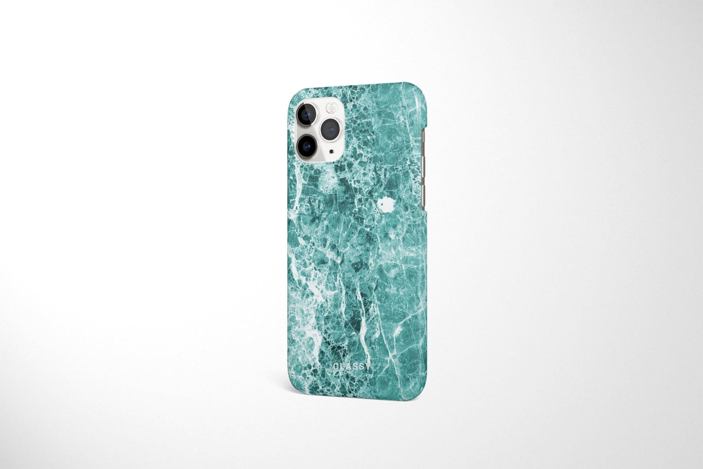 Cian Blue Marble Snap Case - Classy Cases - Phone Case - iPhone 14 - Glossy -