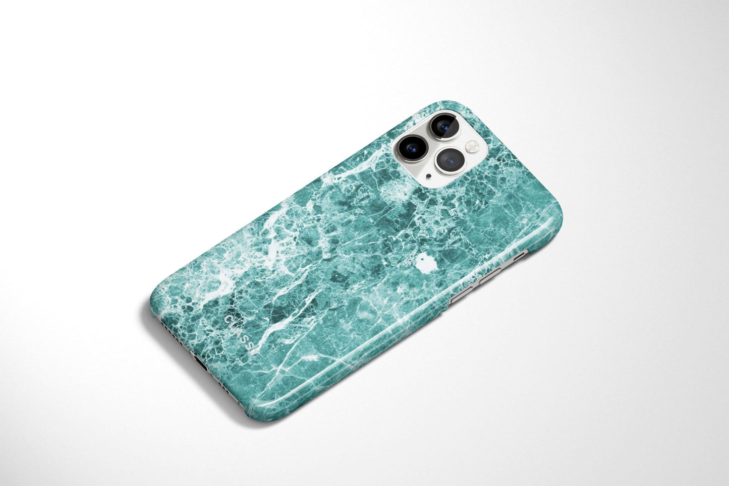 Cian Blue Marble Snap Case - Classy Cases - Phone Case - iPhone 14 - Glossy -