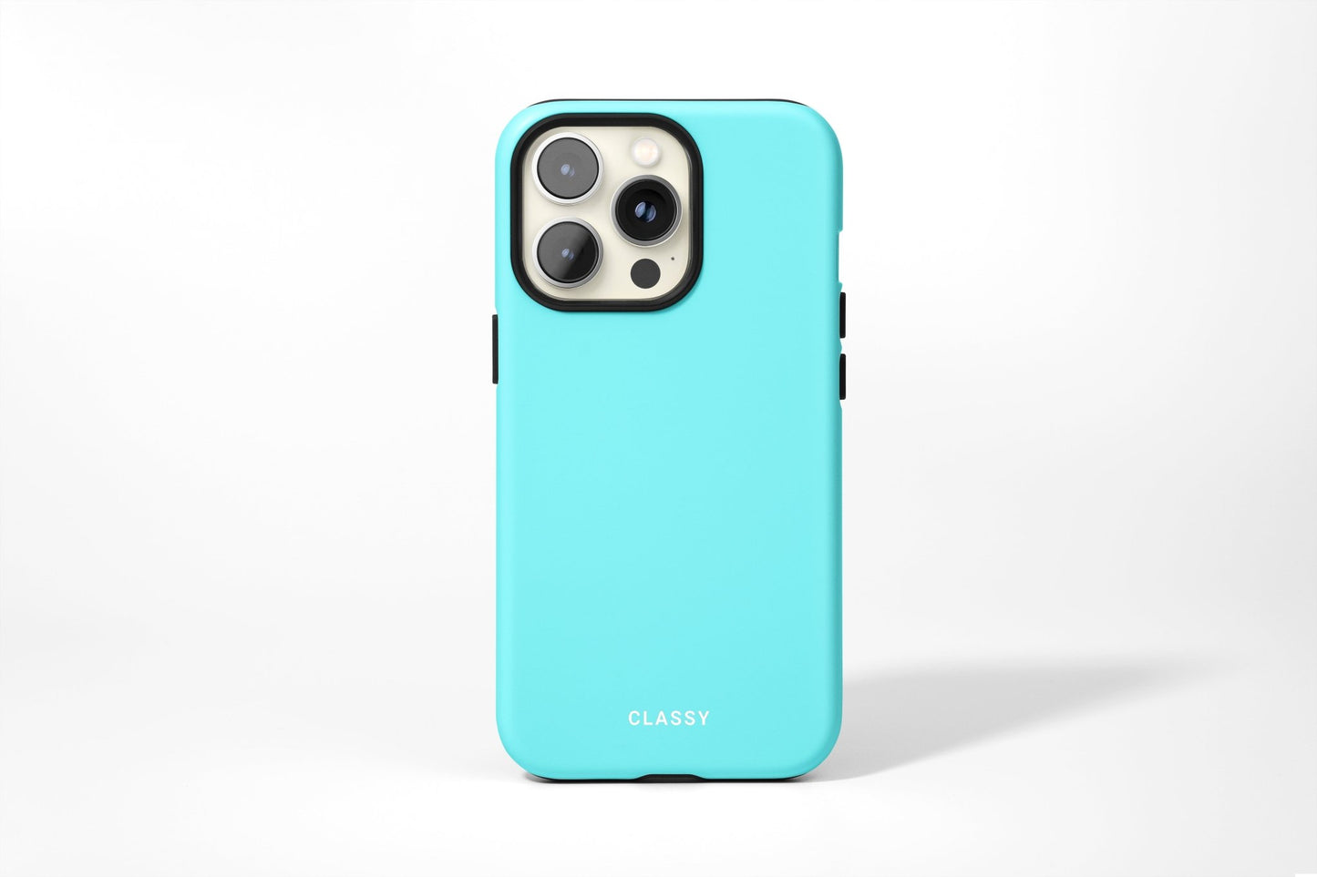 Cian Blue Tough Case - Classy Cases - Phone Case - iPhone 14 - Glossy -