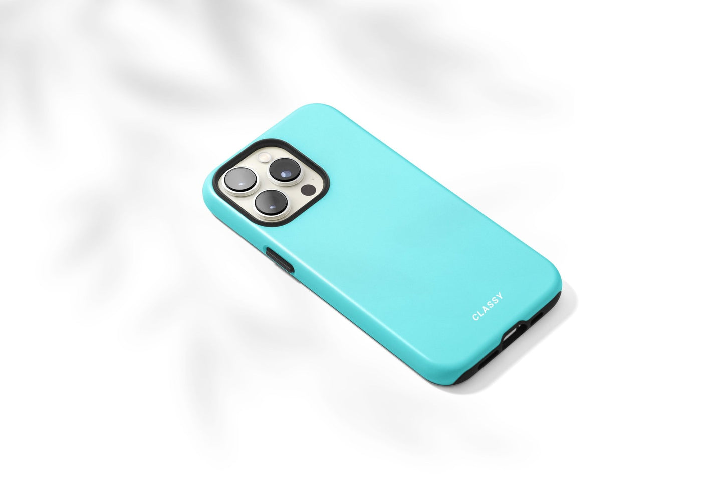 Cian Blue Tough Case - Classy Cases - Phone Case - iPhone 14 - Glossy -
