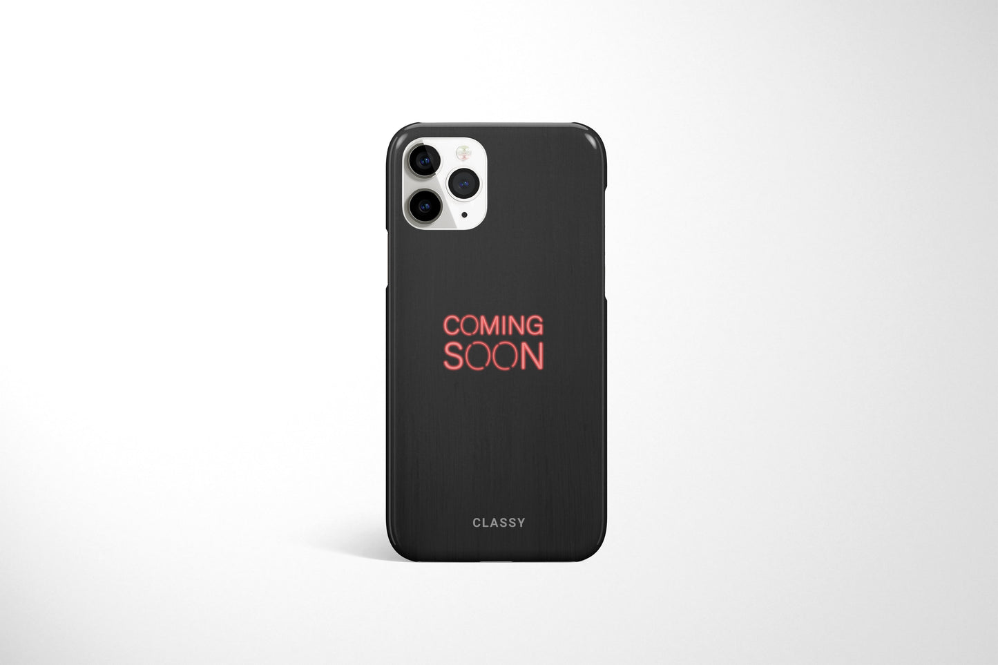 Coming Soon Black Snap Case - Classy Cases - Phone Case - iPhone 12 Pro Max - Glossy -