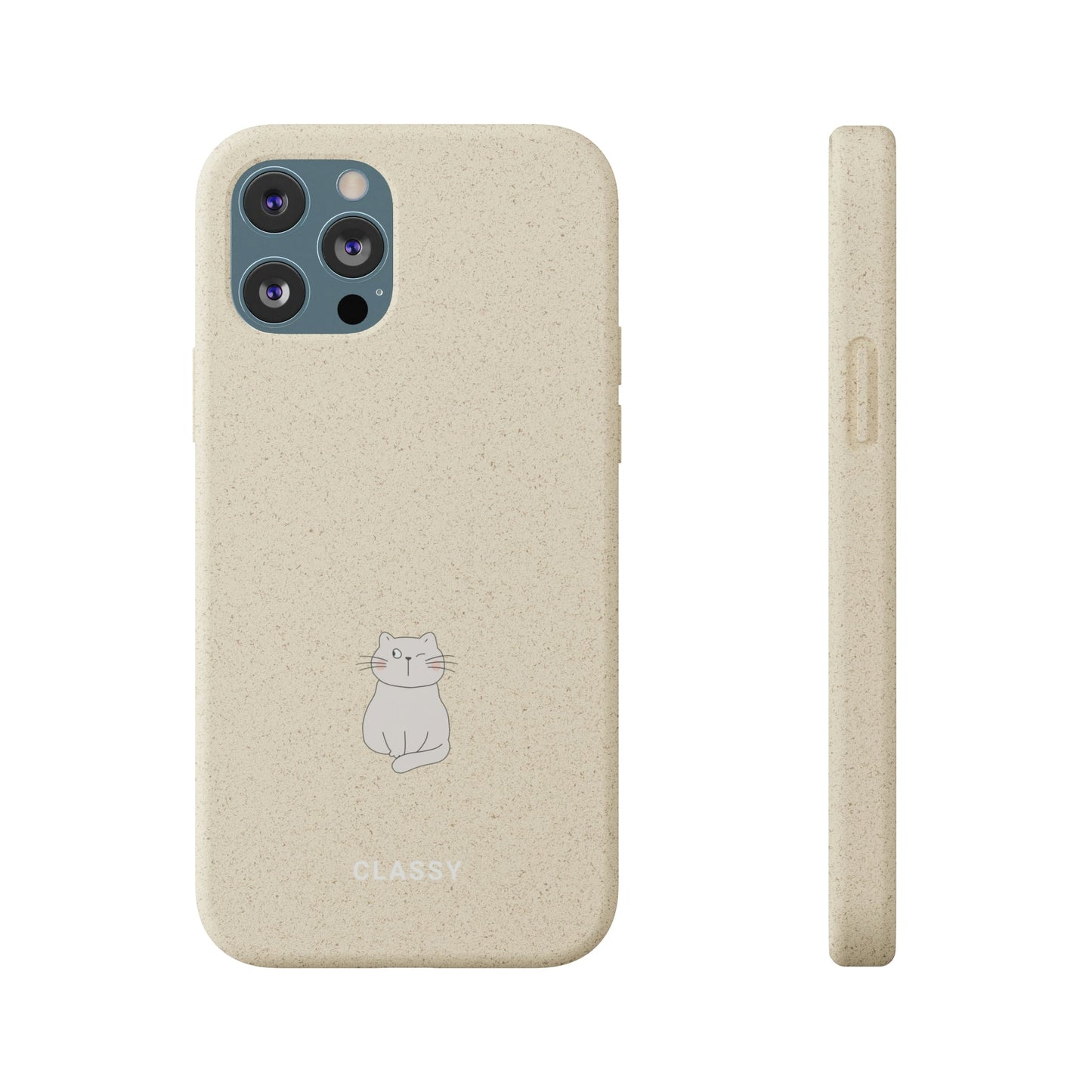 Couple Cat Biodegradable Case - Classy Cases - Phone Case - iPhone 12 Pro Max with gift packaging - -