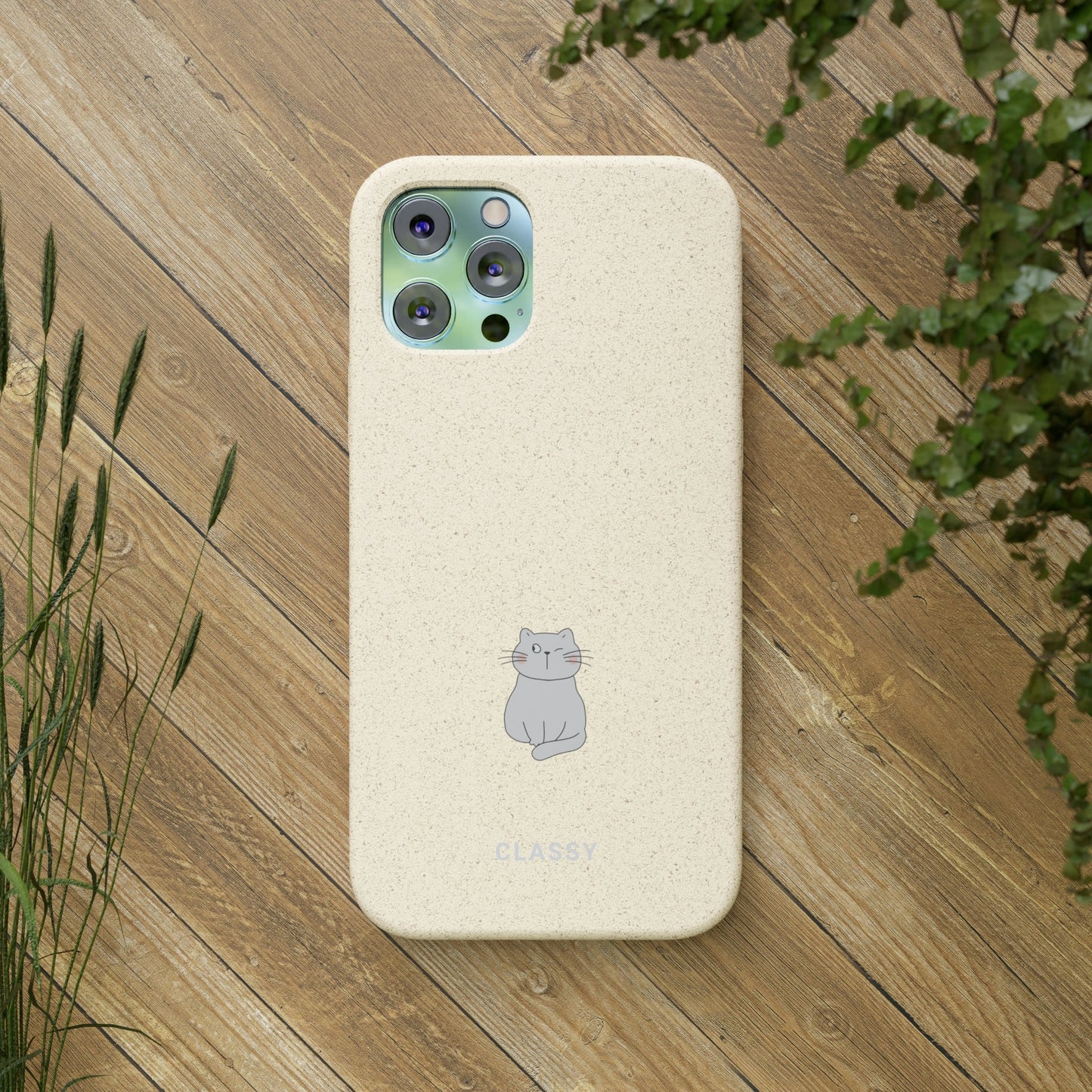 Couple Cat Biodegradable Case - Classy Cases - Phone Case - iPhone 12 Pro Max with gift packaging - -