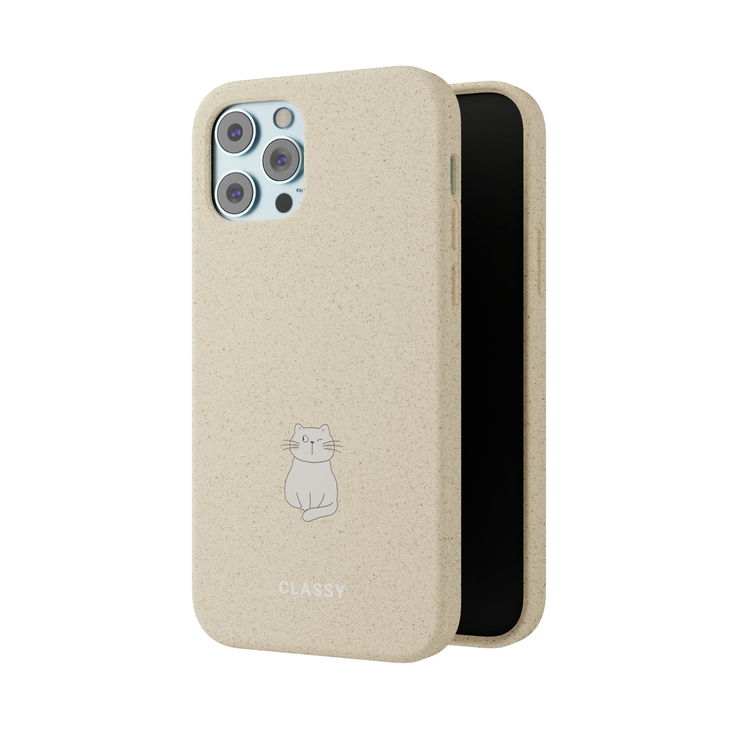 Couple Cat Biodegradable Case - Classy Cases - Phone Case - iPhone 12 Pro Max with gift packaging - -