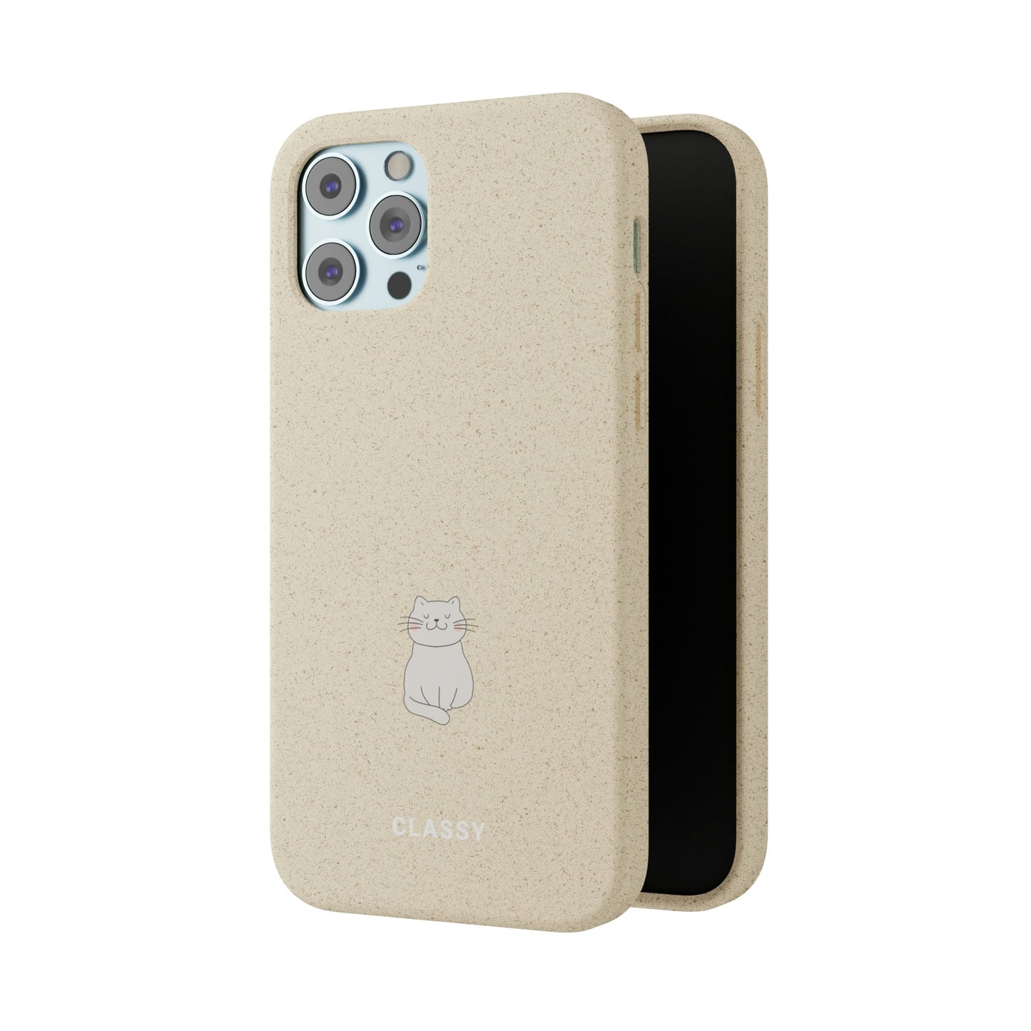 Couple Cat Biodegradable Case - Classy Cases - Phone Case - iPhone 12 Pro Max with gift packaging - -