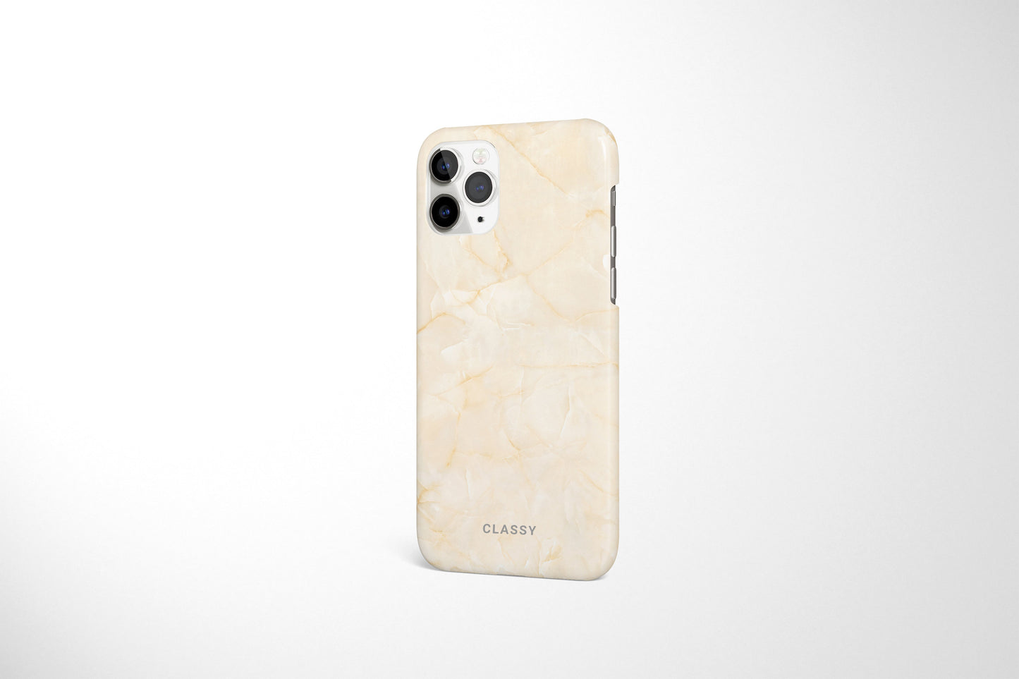 Cream Marble Snap Case - Classy Cases - Phone Case - iPhone 12 Pro Max - Glossy -