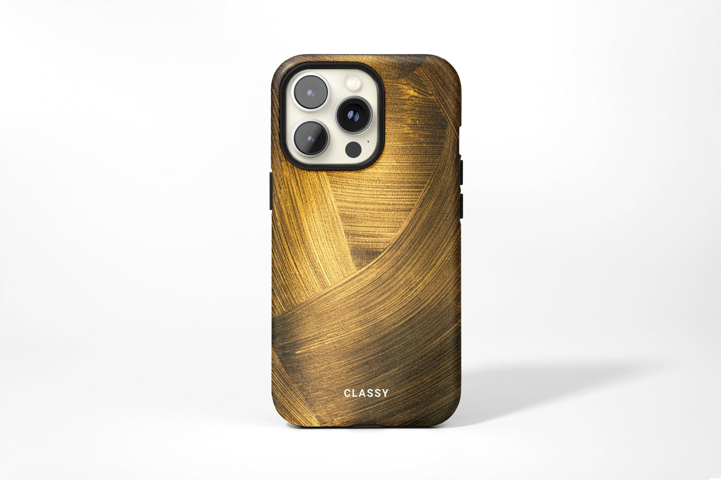 Dark Gold Pattern Tough Case - Classy Cases - Phone Case - iPhone 12 Pro Max - Glossy -