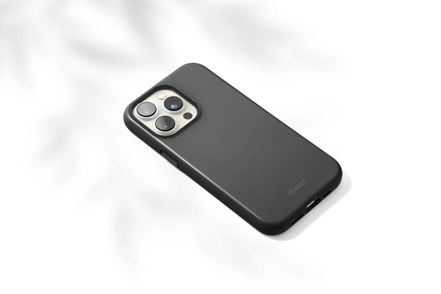 Dark Gray Tough Case - Classy Cases - Phone Case - iPhone 14 - Glossy -