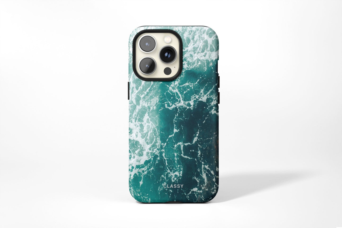 Dark Navy Ocean Tough Case - Classy Cases - Phone Case - Samsung Galaxy S22 - Glossy -