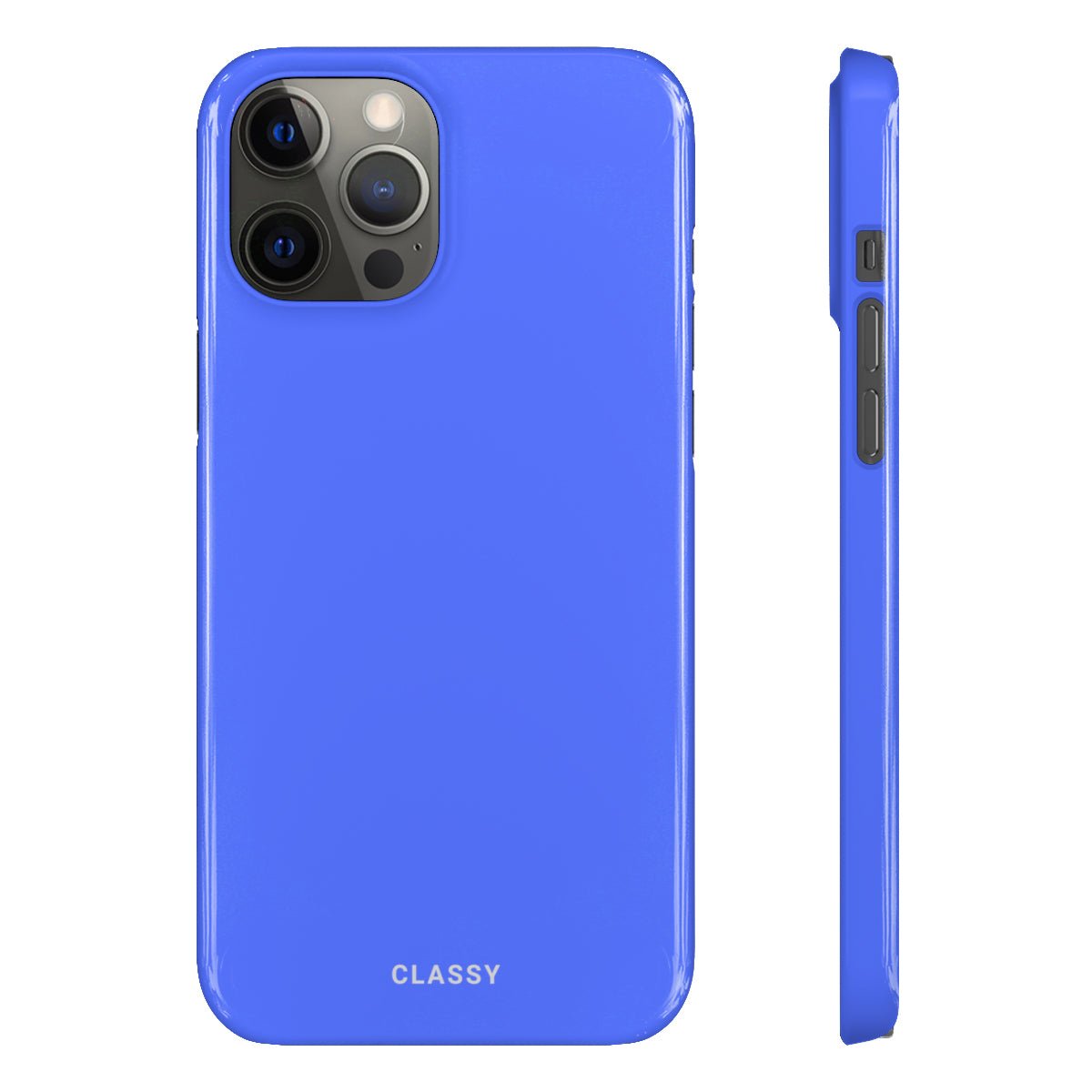 Deep Blue Snap Case - Classy Cases - Phone Case - iPhone 14 - Glossy -