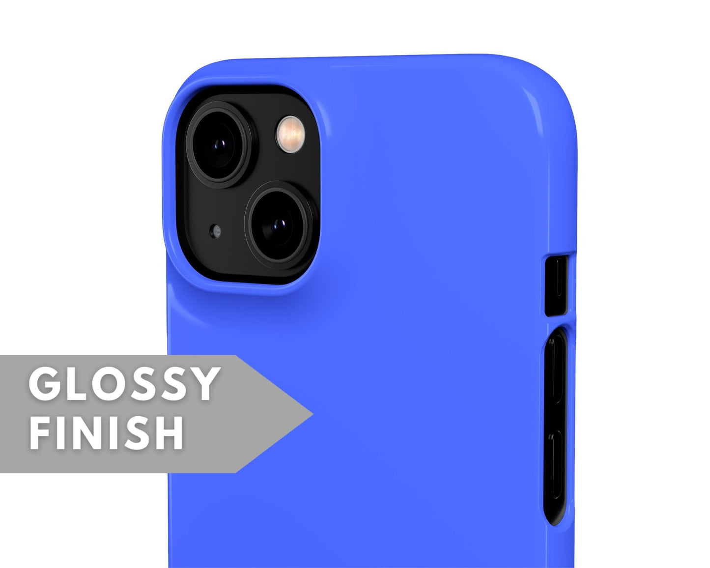 Deep Blue Snap Case - Classy Cases - Phone Case - iPhone 14 - Glossy -
