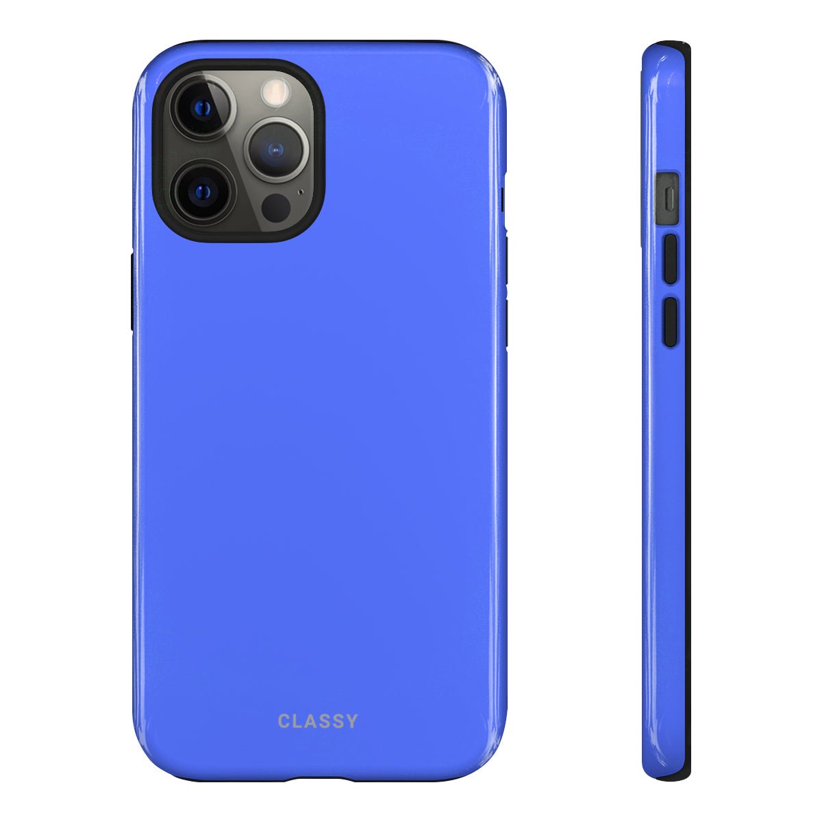 Deep Blue Tough Case - Classy Cases - Phone Case - iPhone 14 - Glossy -