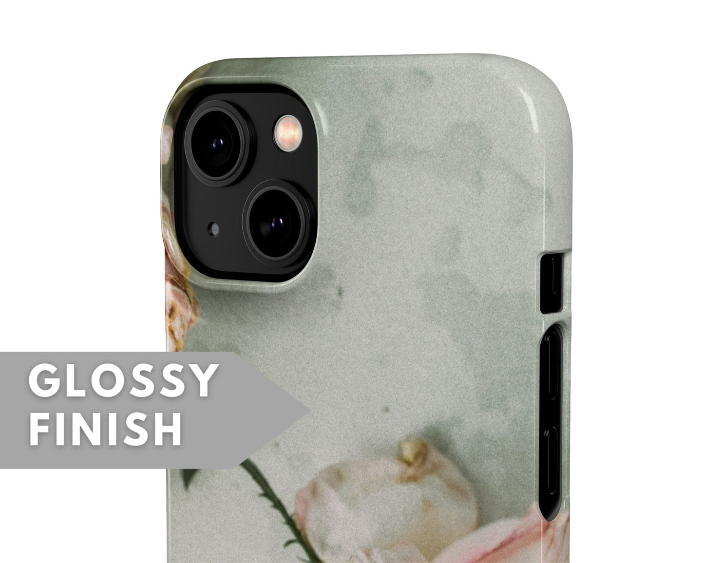 Dropped Rose Snap Case - Classy Cases - Phone Case - iPhone 14 - Glossy -