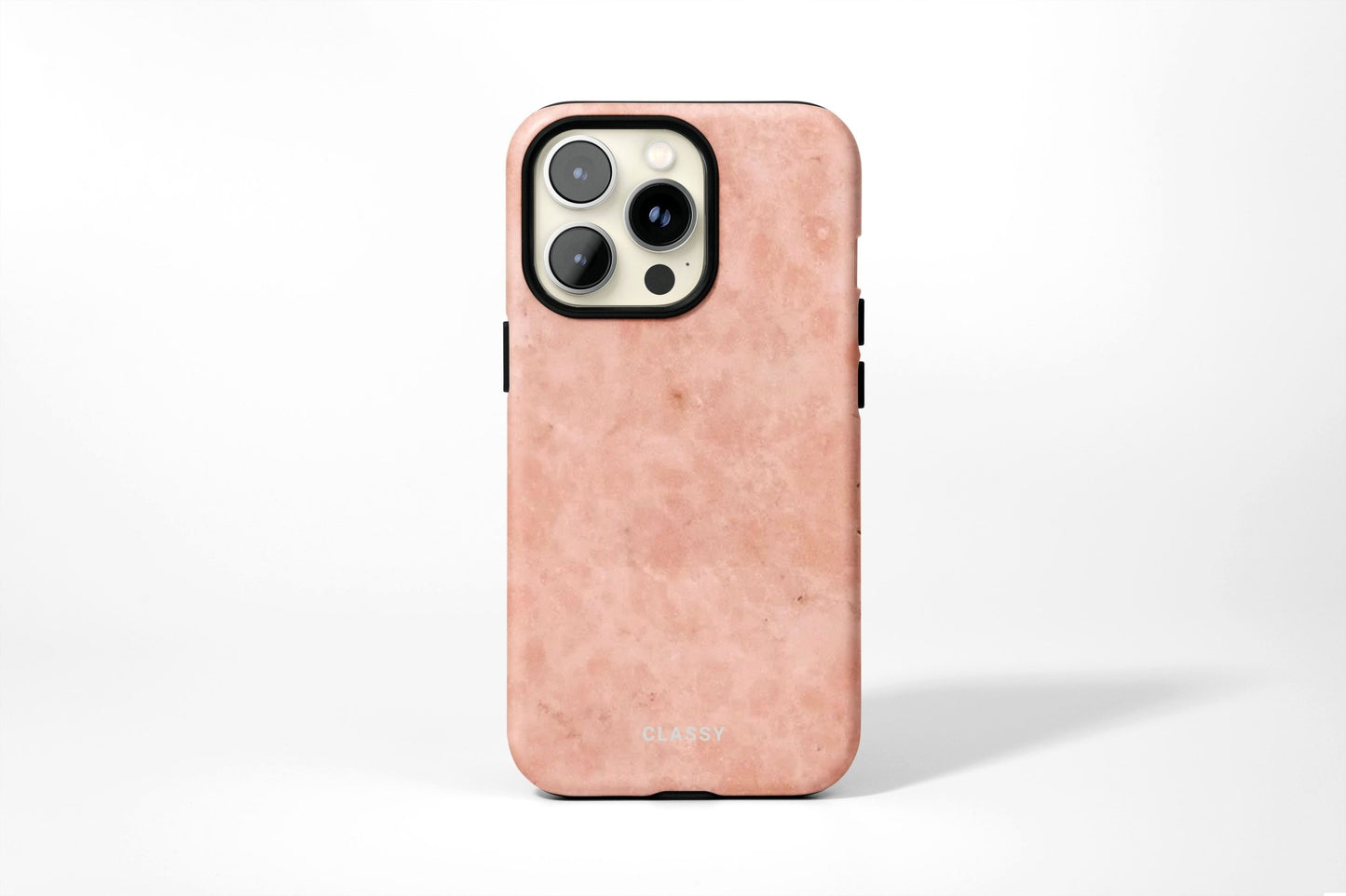 Dusty Rose Marble Tough Case - Classy Cases - Phone Case - iPhone 15 - Glossy -