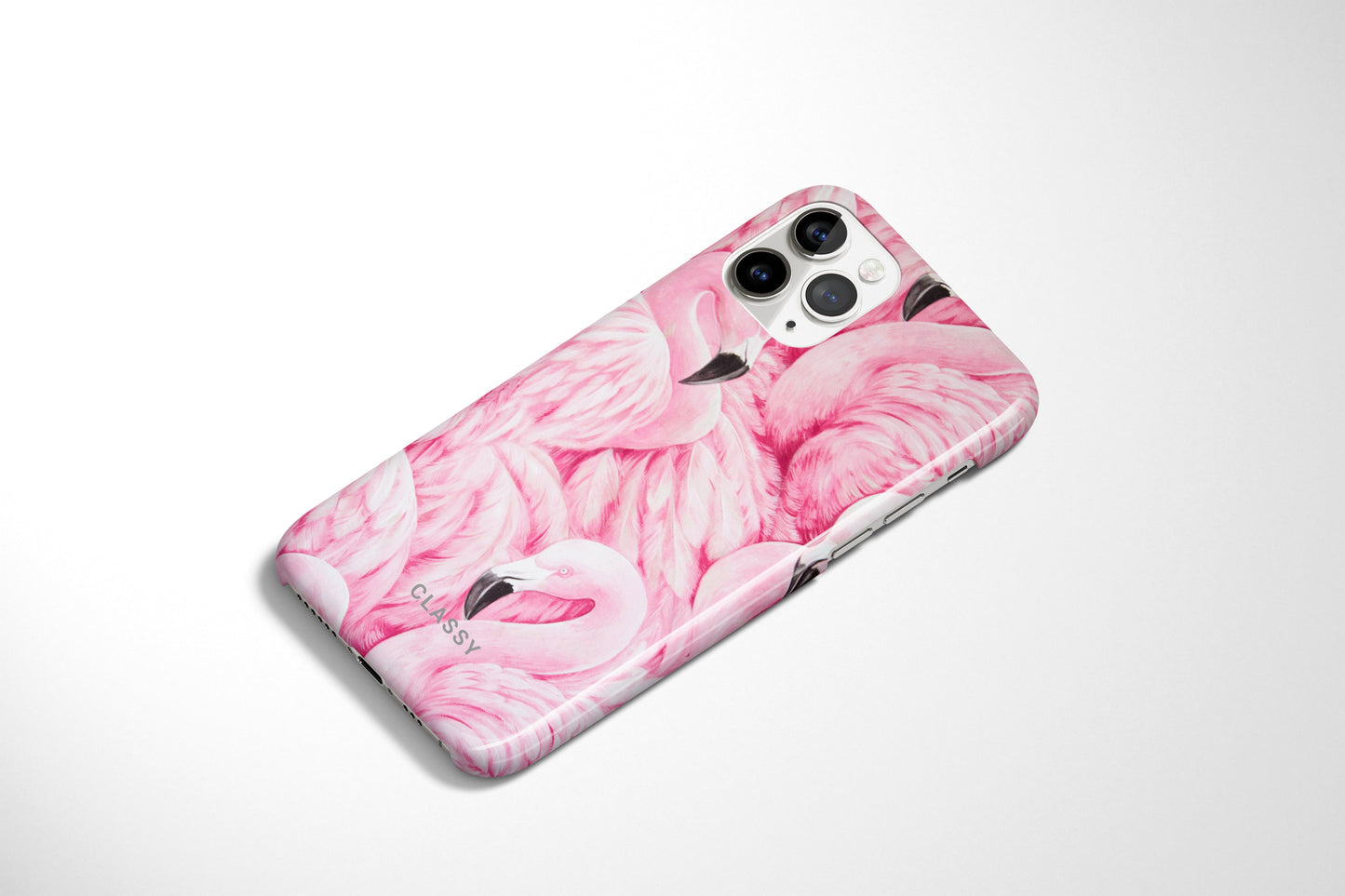 Full Out Flamingo Snap Case - Classy Cases - Phone Case - iPhone 12 Pro Max - Glossy -