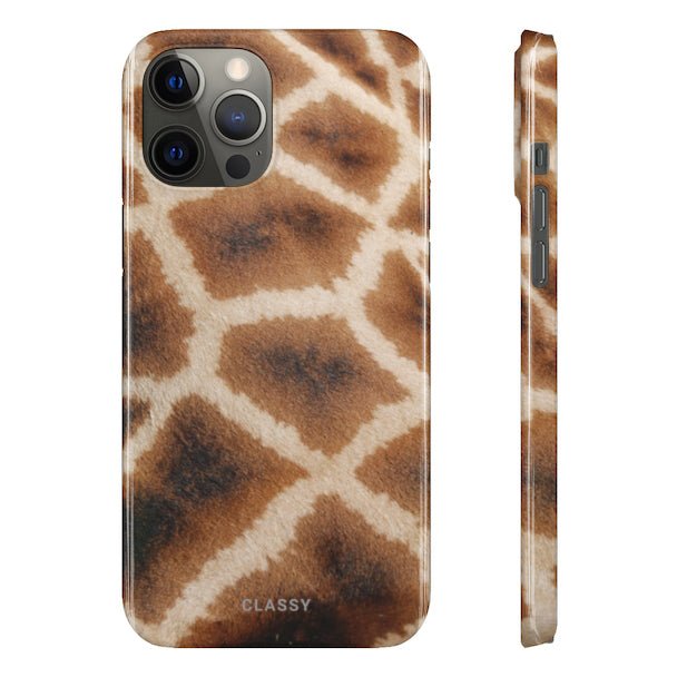 Giraffe Pattern Snap Case - Classy Cases - Phone Case - iPhone 12 Pro Max - Glossy -