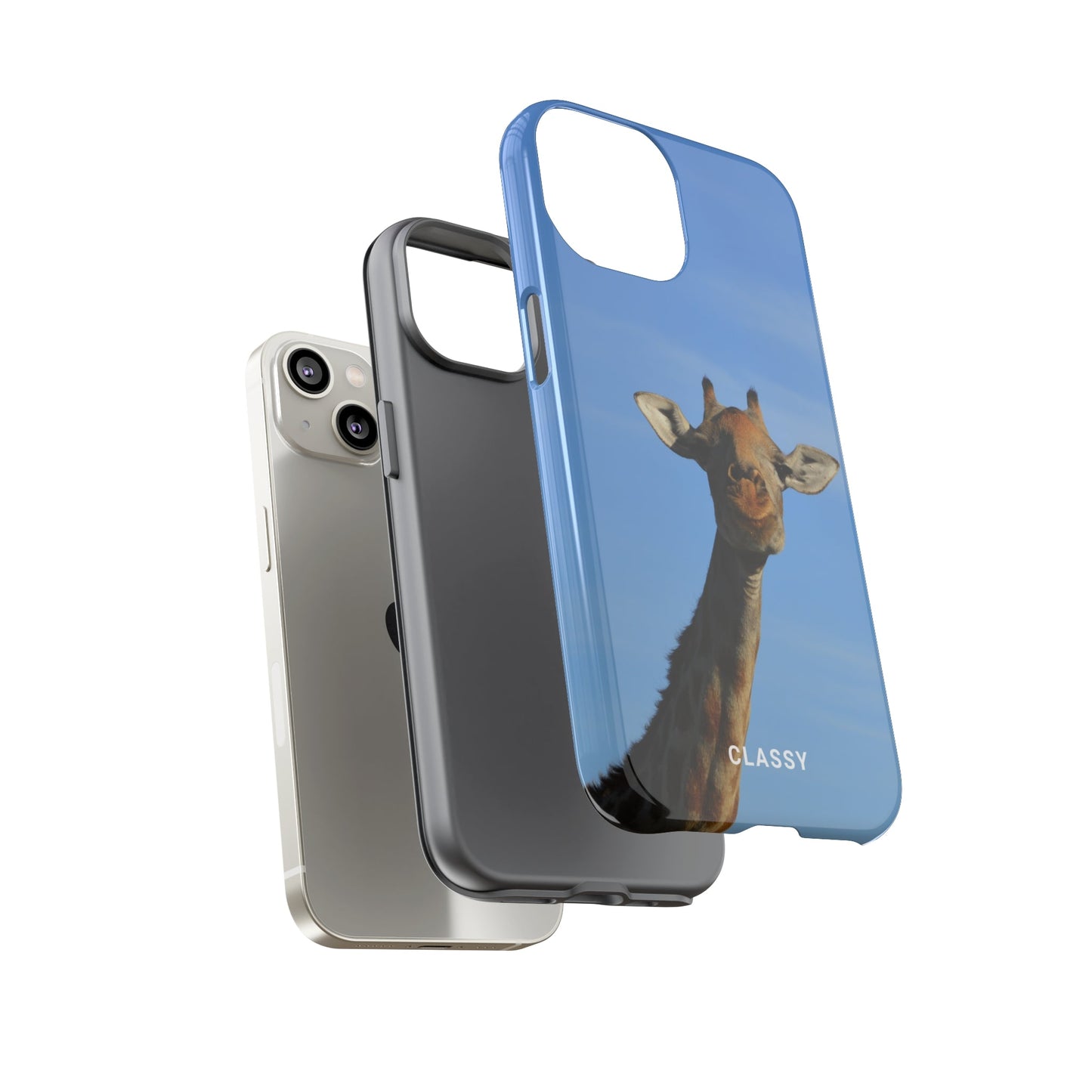 Giraffe Tough Case - Classy Cases - Phone Case - iPhone 14 - Glossy -