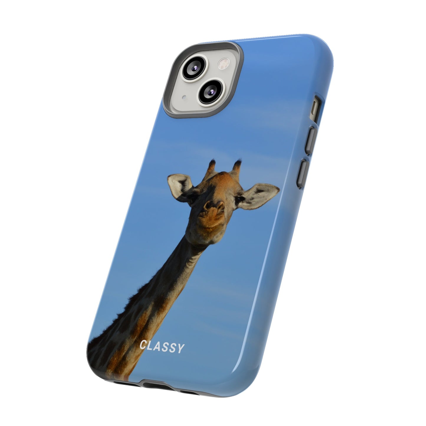 Giraffe Tough Case - Classy Cases - Phone Case - iPhone 14 - Glossy -