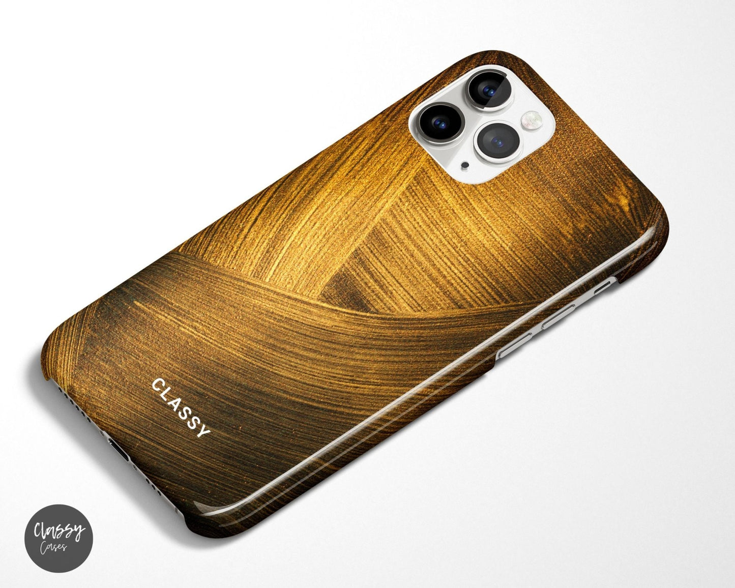 Gold and Bronze Ombre Snap Case - Classy Cases - Phone Case - iPhone 12 Pro Max - Glossy -