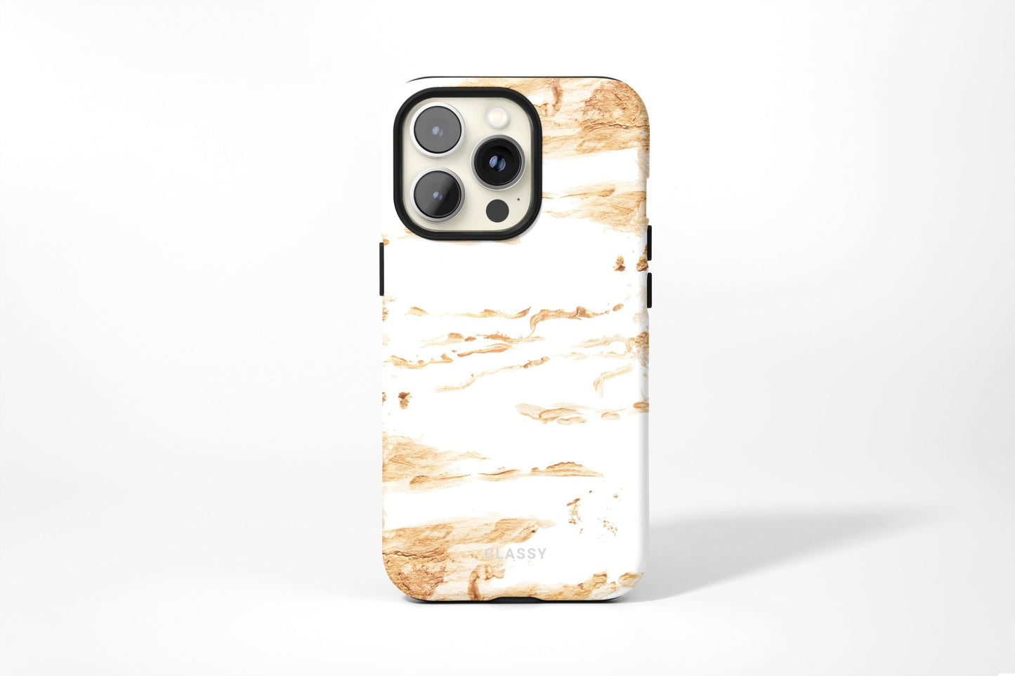 Gold and White Tough Case - Classy Cases