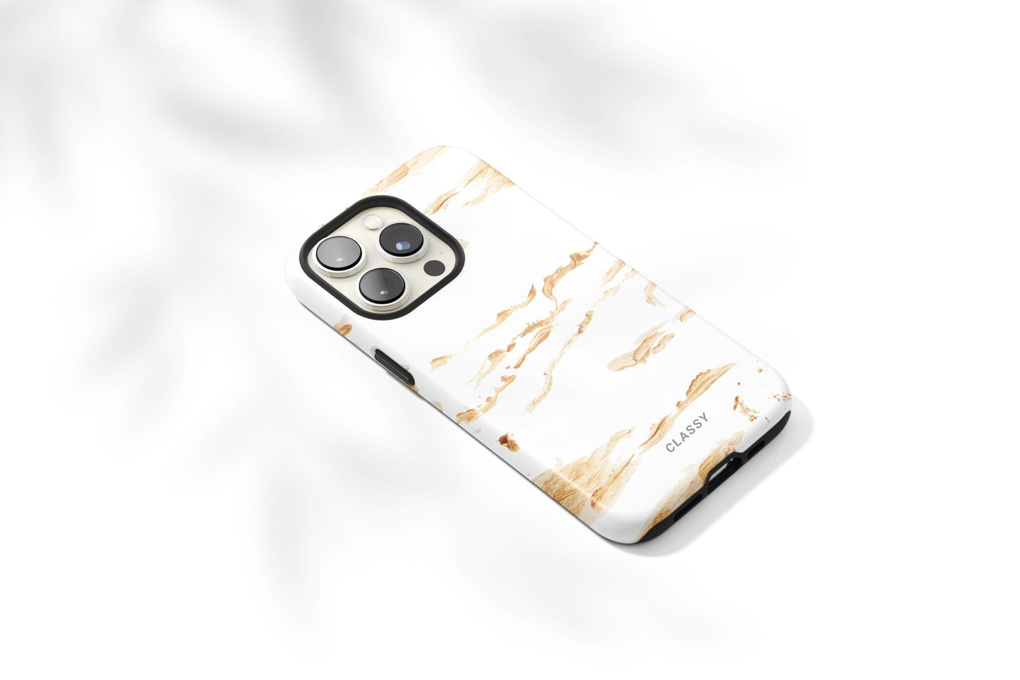 Gold and White Tough Case - Classy Cases