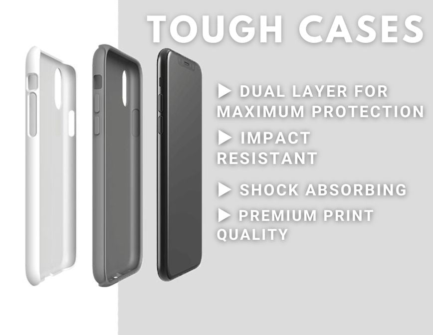 Gold and White Tough Case - Classy Cases