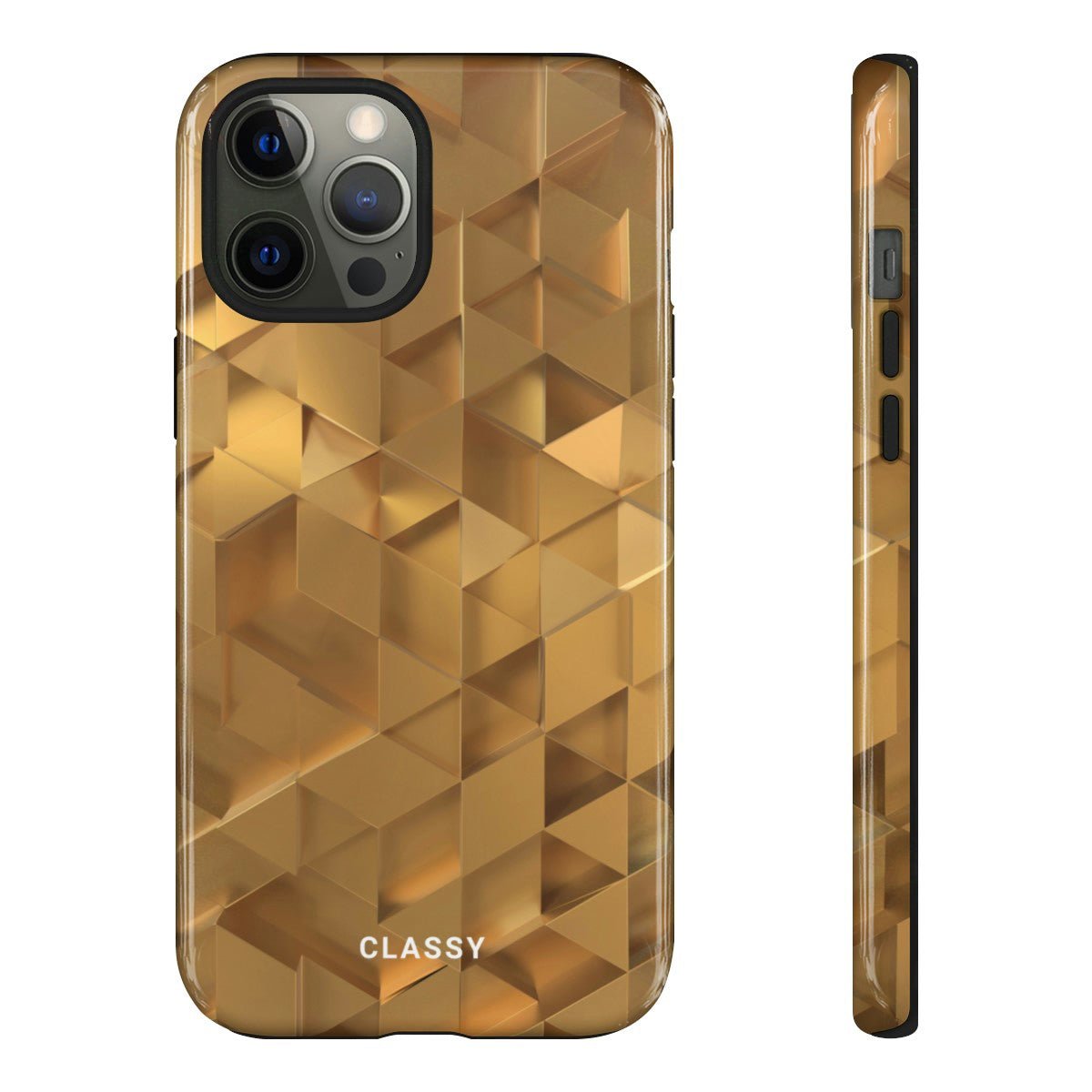 Gold Pattern Tough Case - Classy Cases - Phone Case - iPhone 12 Pro Max - Glossy -