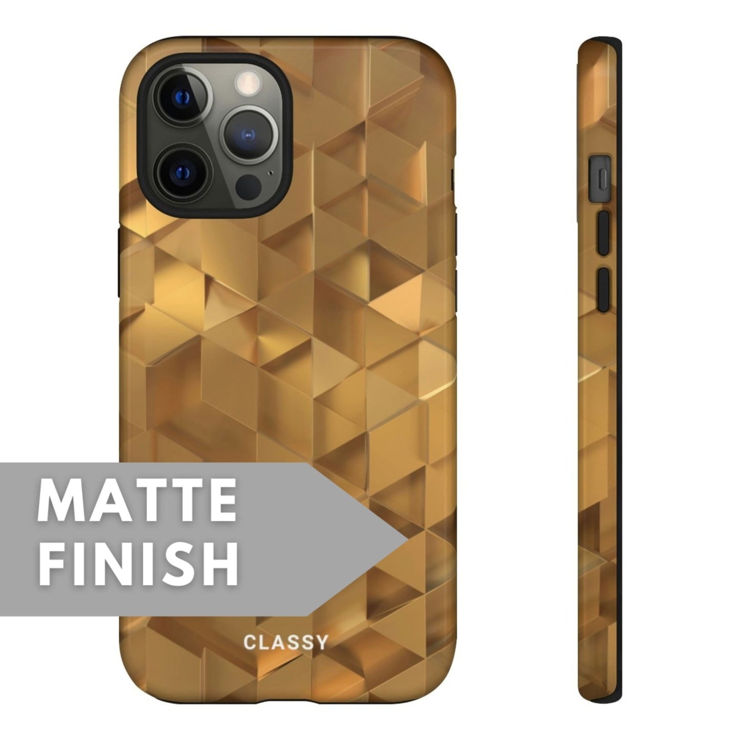 Gold Pattern Tough Case - Classy Cases - Phone Case - Samsung Galaxy S23 - Glossy -