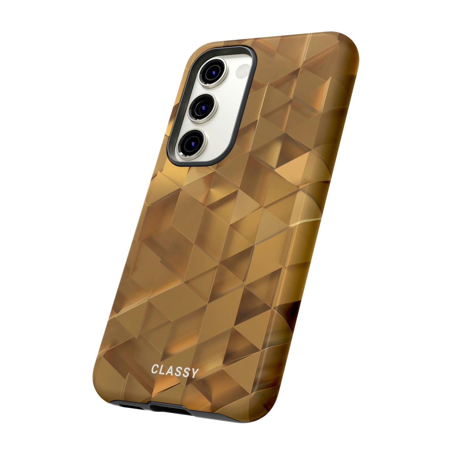 Gold Pattern Tough Case - Classy Cases - Phone Case - Samsung Galaxy S23 - Glossy -