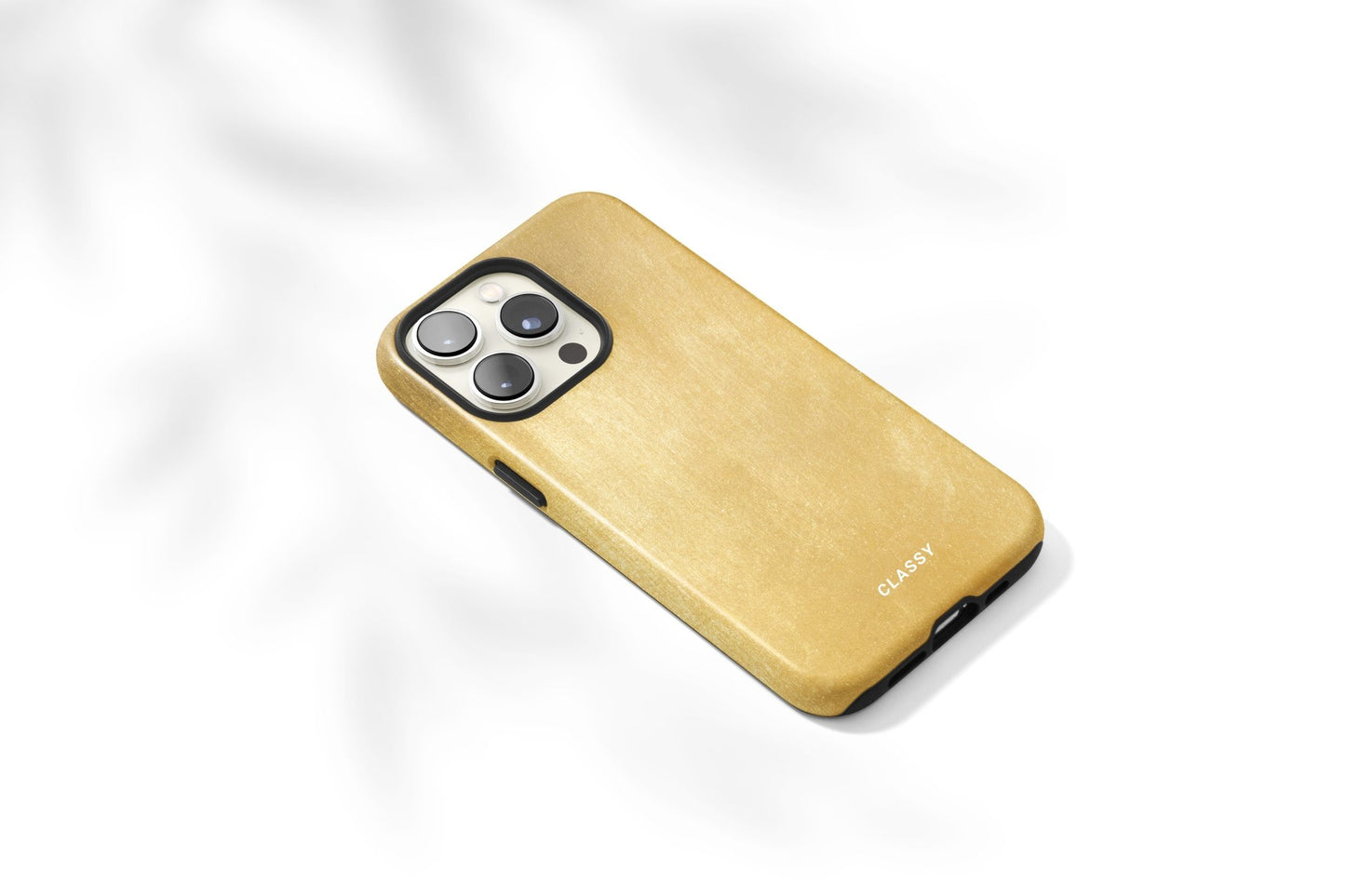 Gold Slight Pattern Tough Case - Classy Cases - Phone Case - iPhone 12 Pro Max - Glossy -