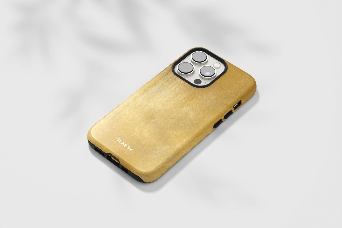 Gold Slight Pattern Tough Case - Classy Cases - Phone Case - iPhone 12 Pro Max - Glossy -