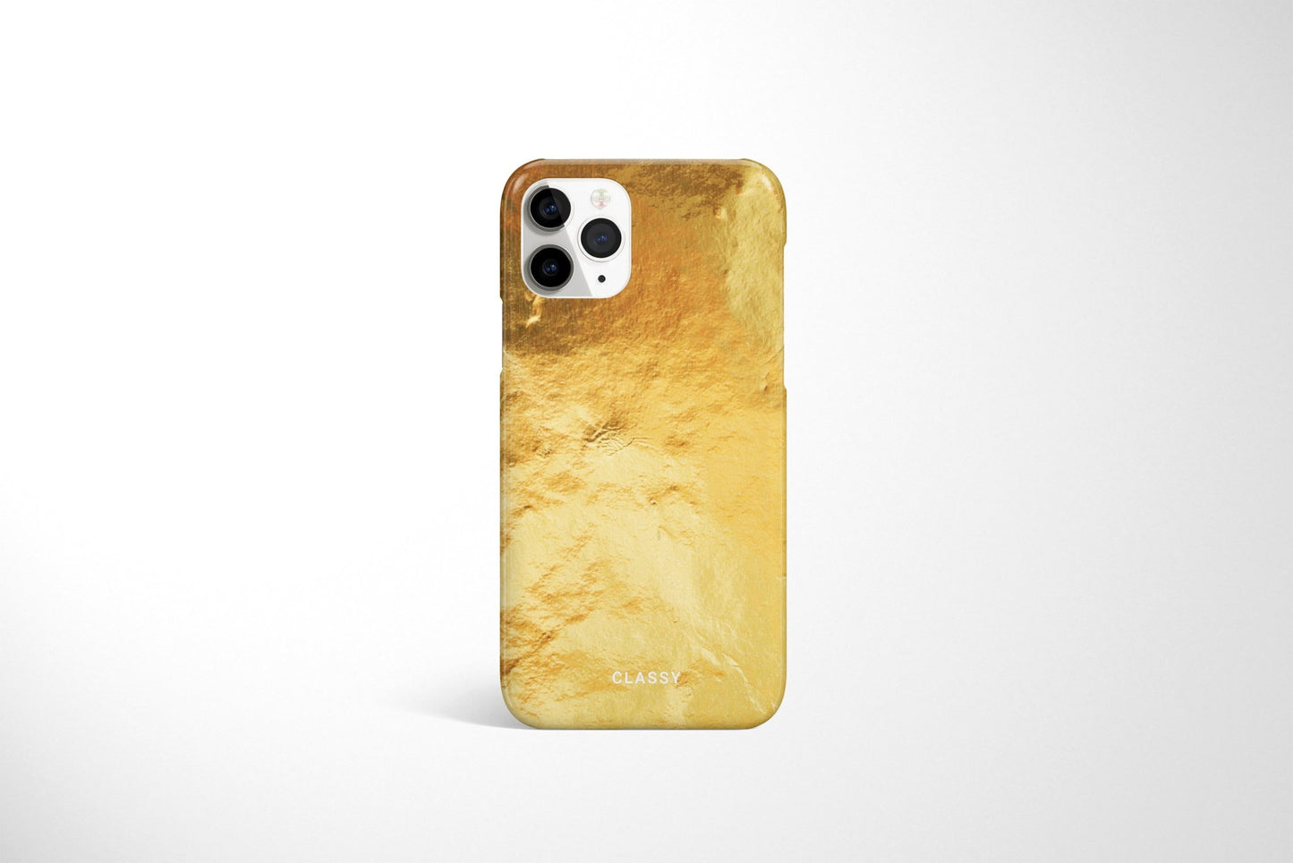 Gold Textured Pattern Snap Case - Classy Cases - Phone Case - iPhone 12 Pro Max - Glossy -
