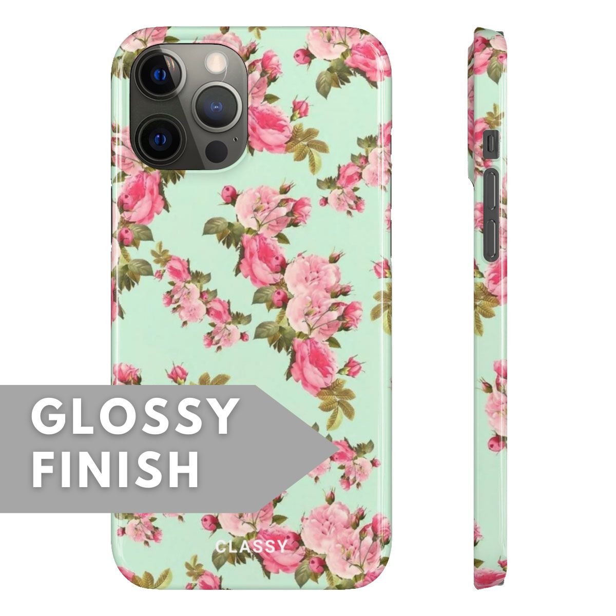 Graceful Flowers Snap Case - Classy Cases