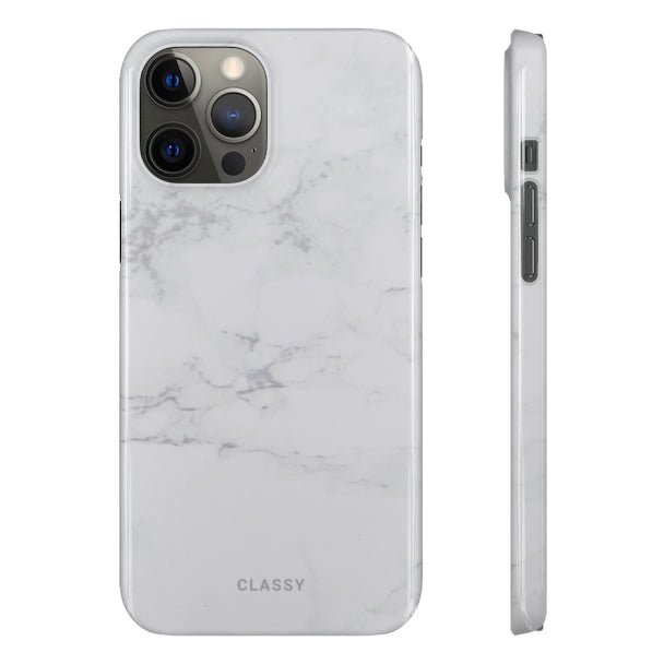Gray Marble Snap Case - Classy Cases