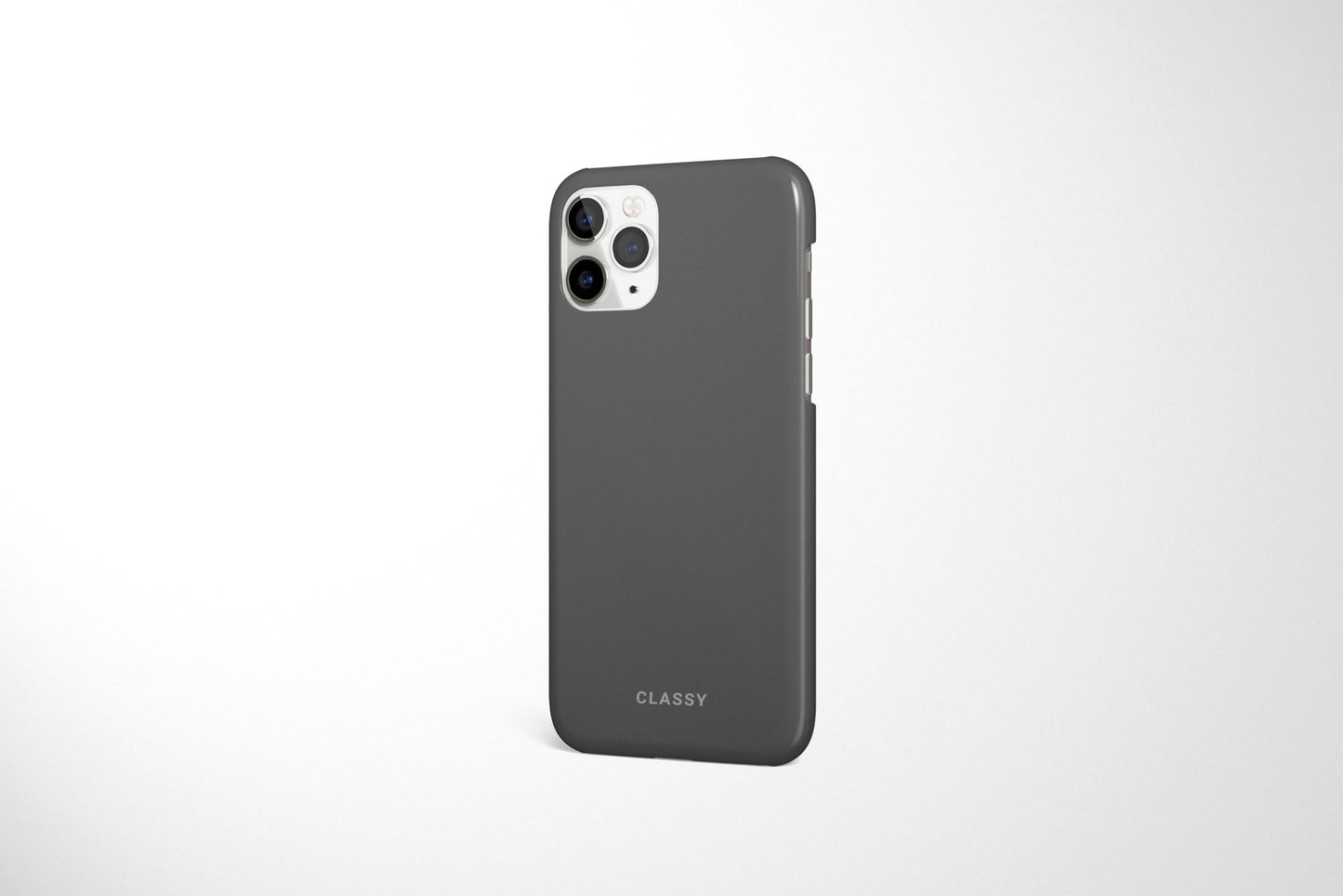 Gray Snap Case - Classy Cases - Phone Case - iPhone 14 - Glossy -