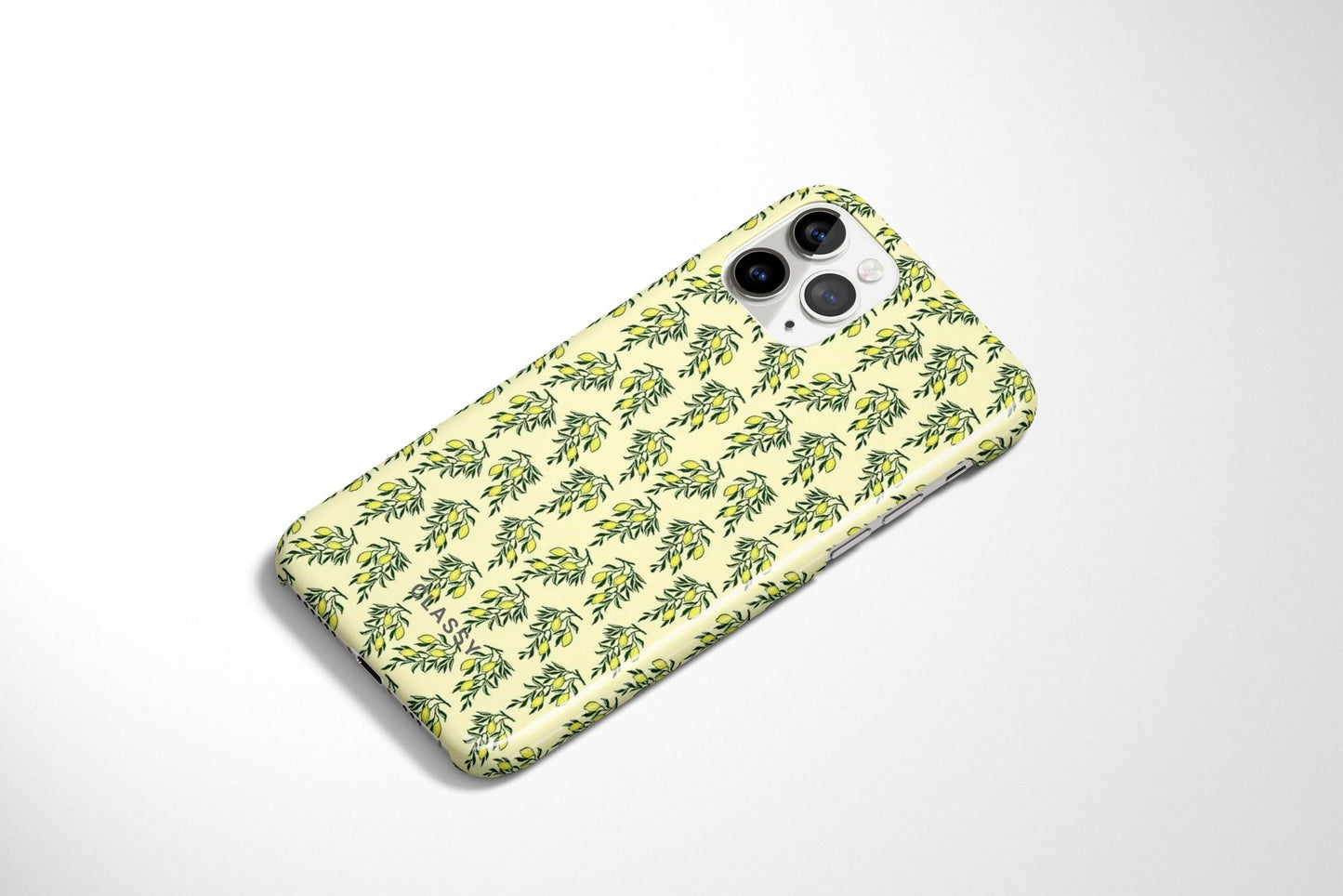 Green Flowers Snap Case - Classy Cases - Phone Case - iPhone 12 Pro Max - Glossy -