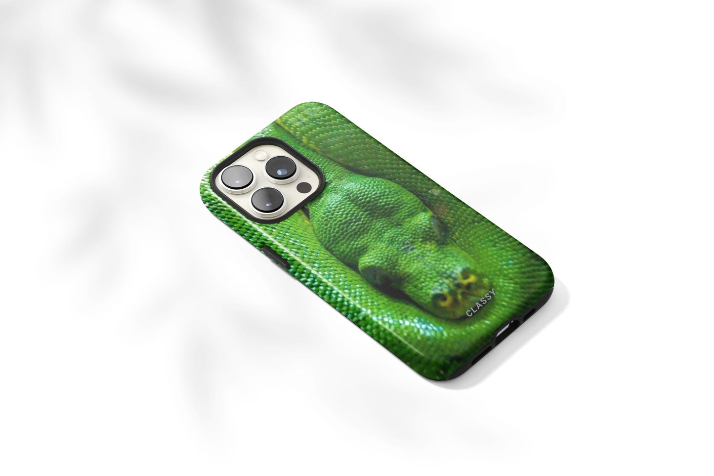 Green Snake Tough Case - Classy Cases - Phone Case - iPhone 14 - Glossy -