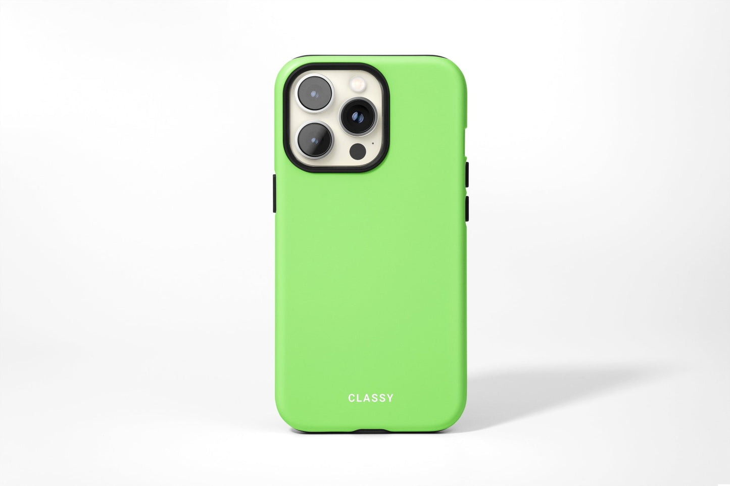 Green Tough Case - Classy Cases - Phone Case - iPhone 14 - Glossy -