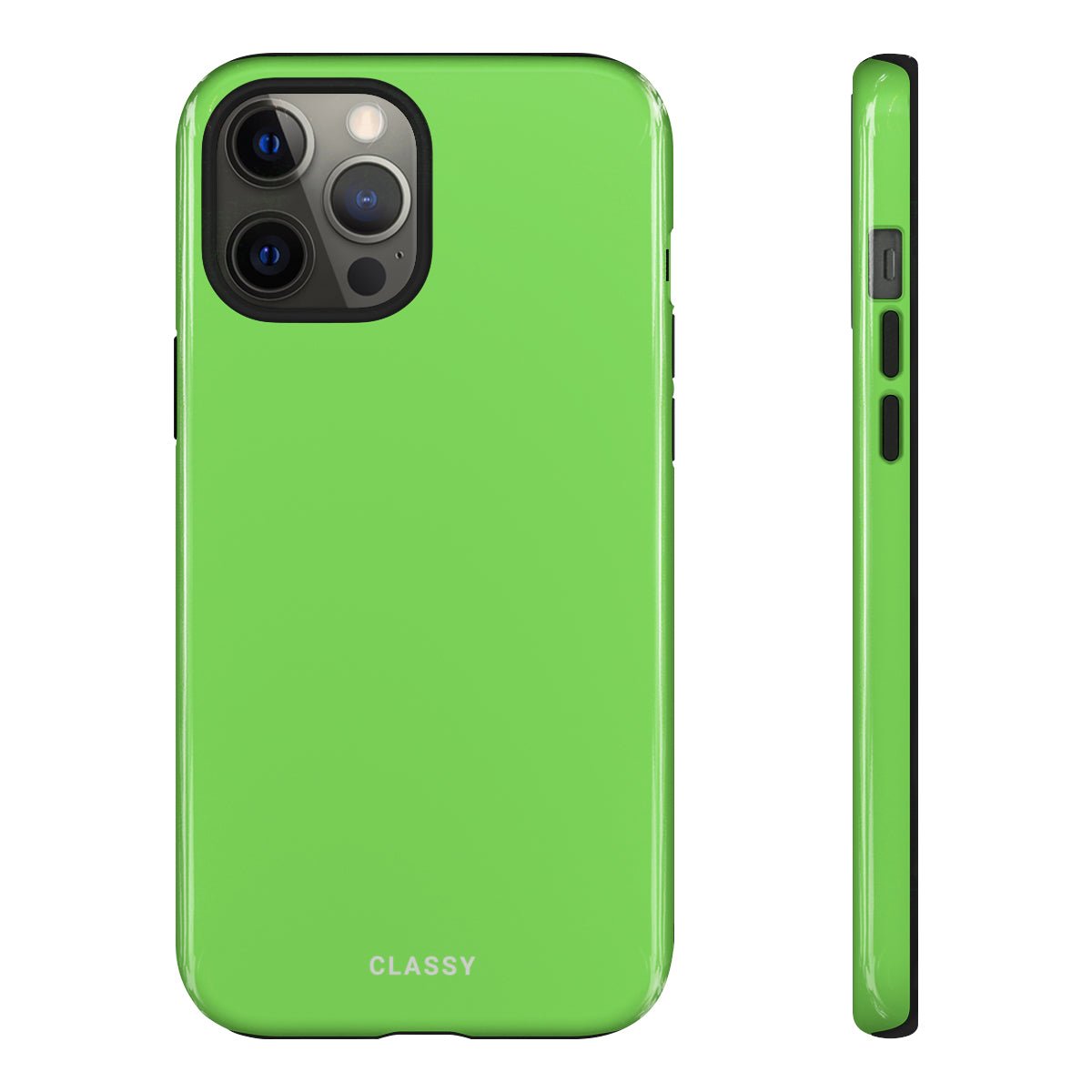 Green Tough Case - Classy Cases - Phone Case - iPhone 14 - Glossy -
