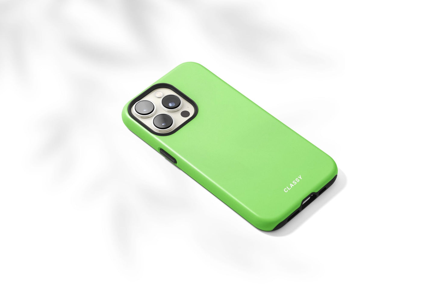 Green Tough Case - Classy Cases - Phone Case - iPhone 14 - Glossy -