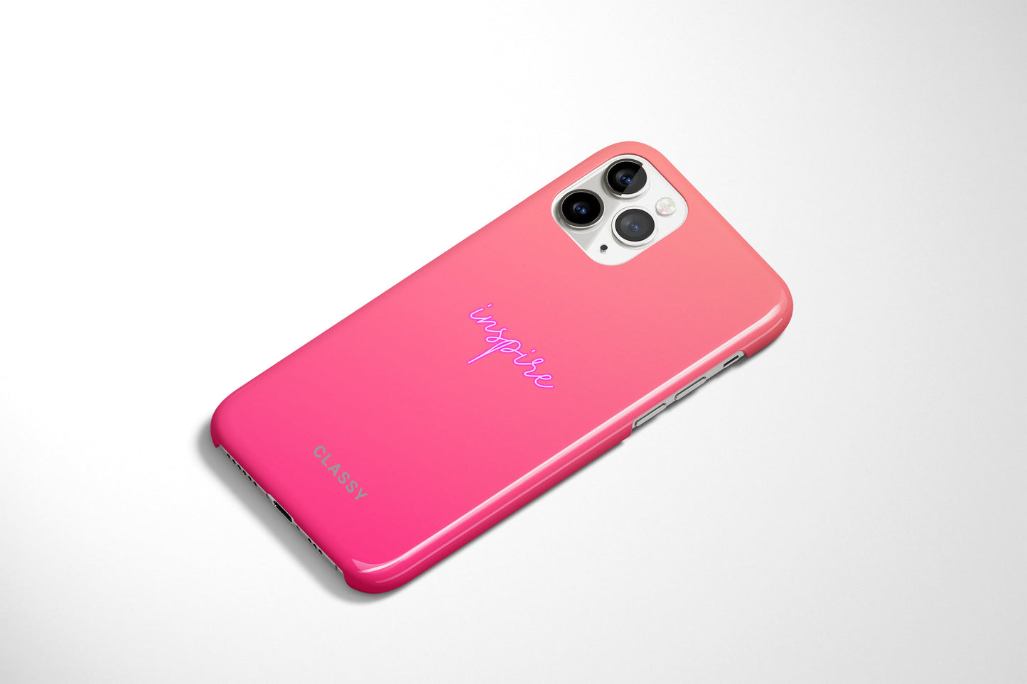 Inspire | Pink Snap Case - Classy Cases - Phone Case - iPhone 12 Pro Max - Glossy -