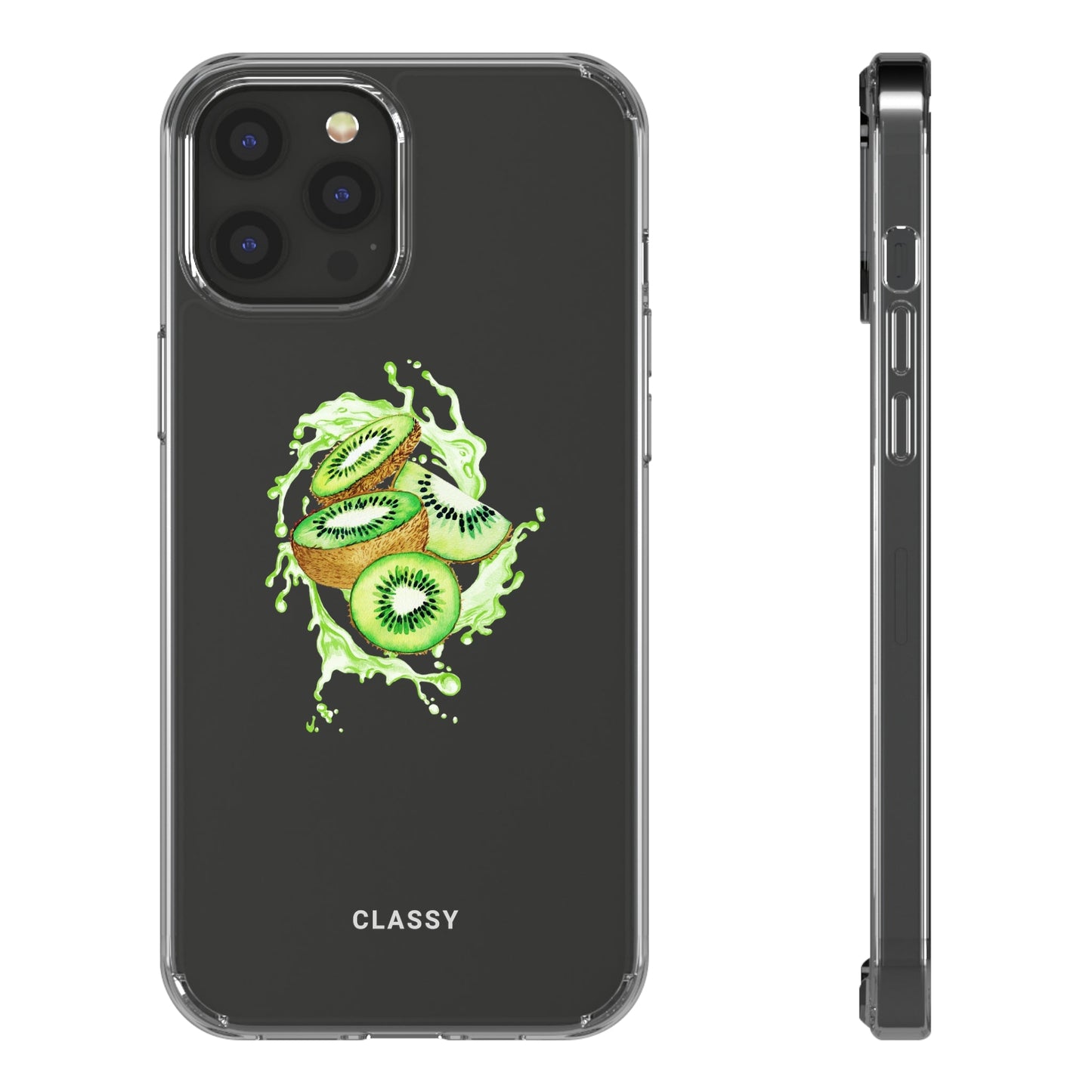 Kiwi Clear Case - Classy Cases - Phone Case - iPhone 12 Pro Max - With gift packaging -