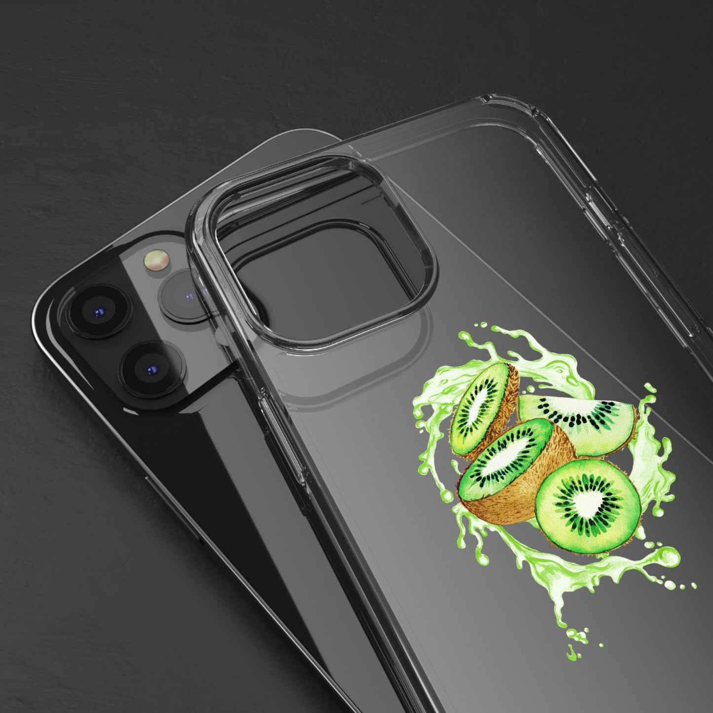 Kiwi Clear Case - Classy Cases - Phone Case - iPhone 12 Pro Max - With gift packaging -