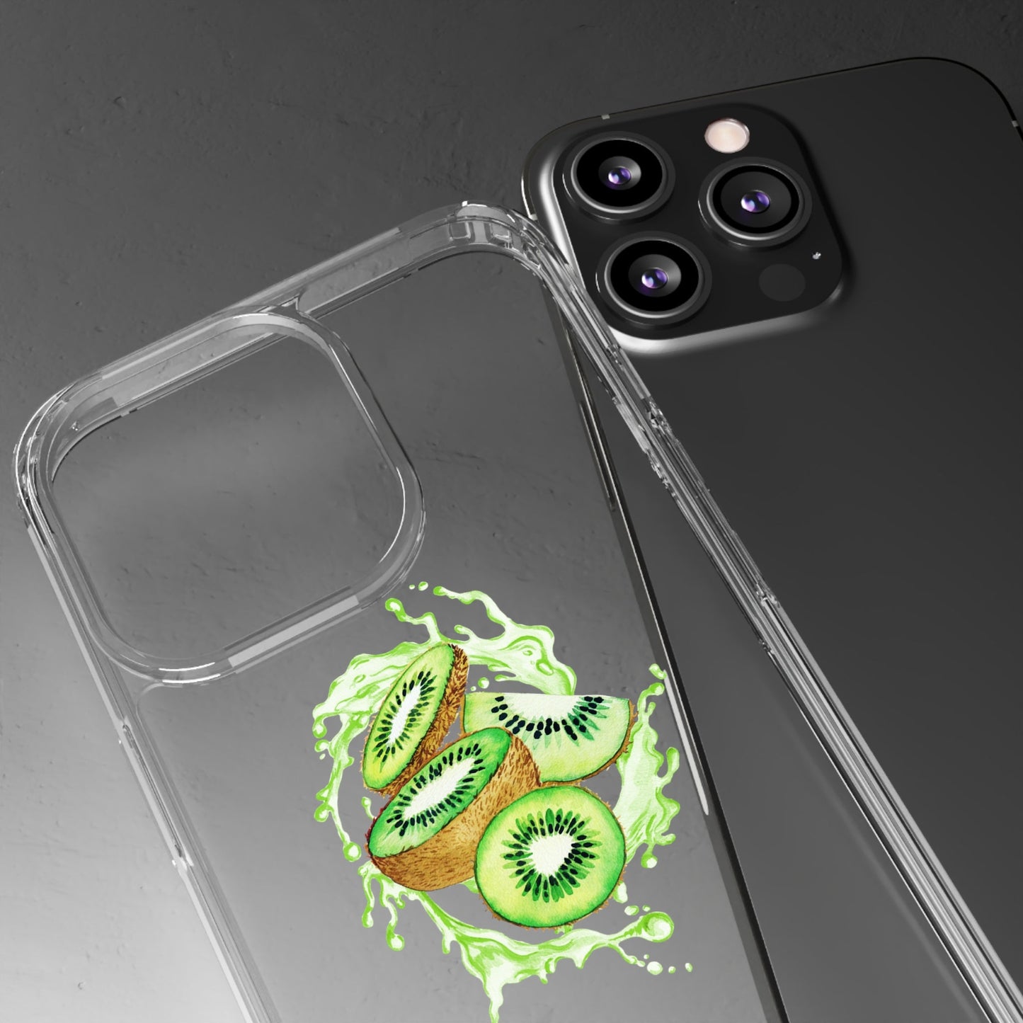 Kiwi Clear Case - Classy Cases - Phone Case - iPhone 13 Mini - Without gift packaging -