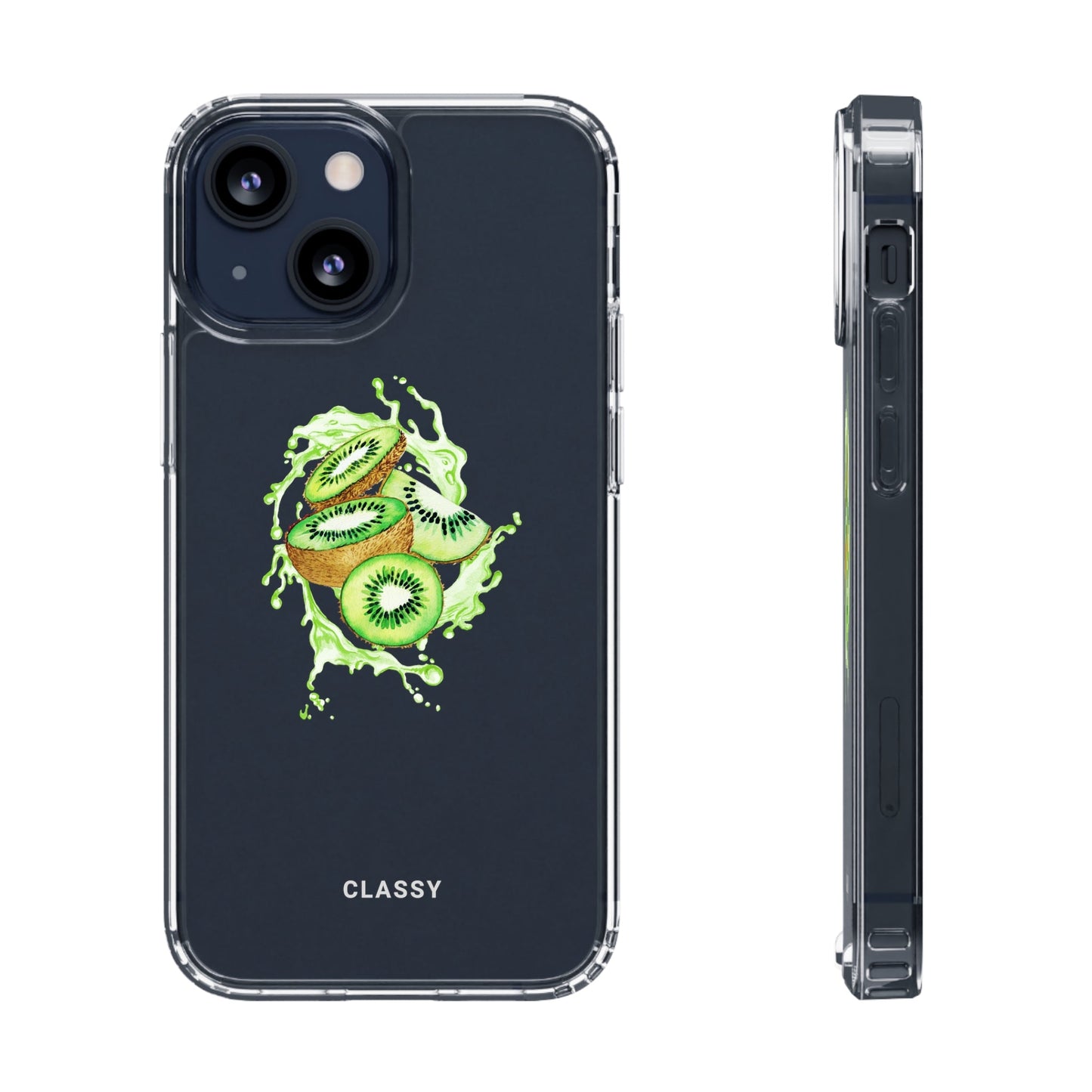 Kiwi Clear Case - Classy Cases - Phone Case - iPhone 13 Mini - Without gift packaging -