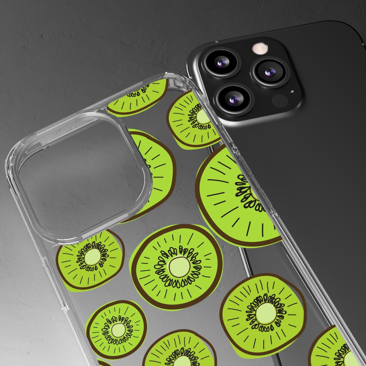 Kiwis Clear Case - Classy Cases - Phone Case - iPhone 12 Pro Max - With gift packaging -