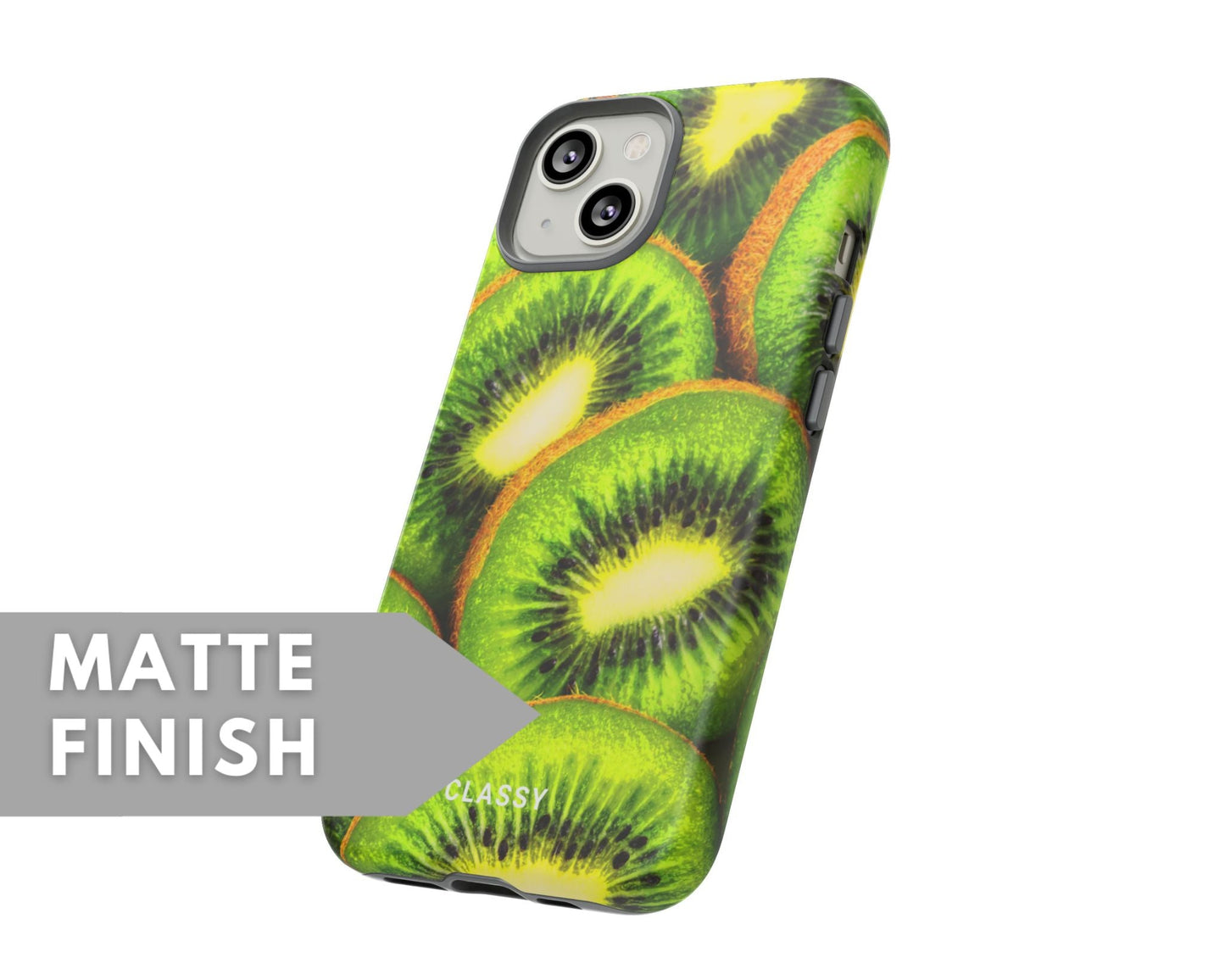 Kiwis Tough Case - Classy Cases - Phone Case - iPhone 15 - Glossy -